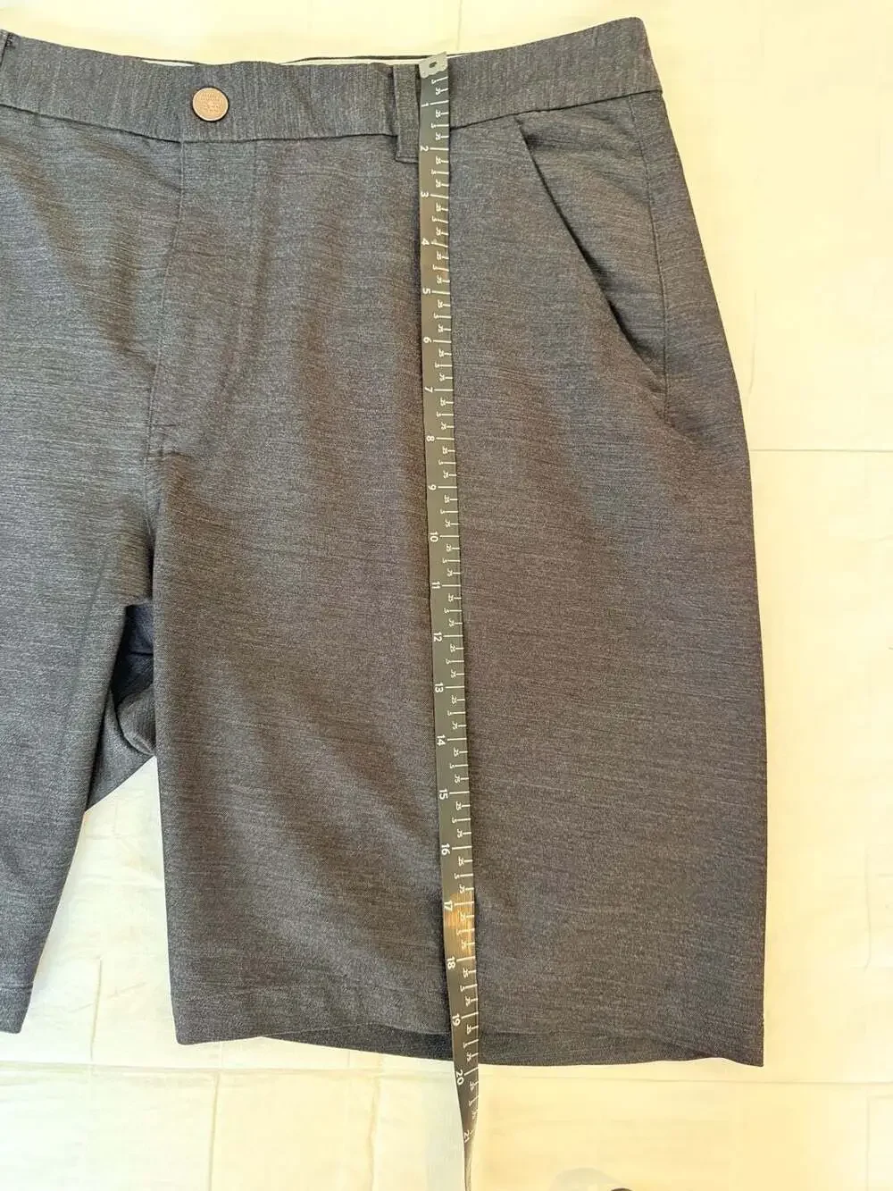 PUMA Dealer Tailored Golf Shorts Gray Men’s Size 36 Performance Stretch
